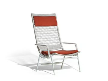 SOLARIA - Rope garden armchair with armrests by Poltrona Frau - view 2